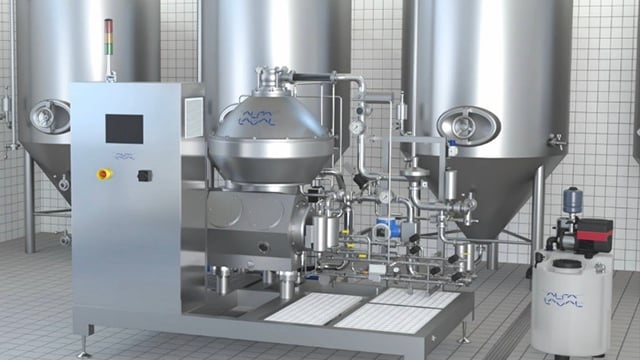 A machine with large silver tanks Description automatically generated with medium confidence