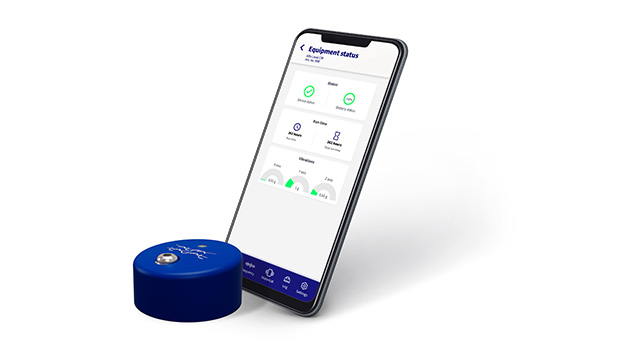 Des donn&eacute;es de vibration et d'&eacute;tat envoy&eacute;es sur t&eacute;l&eacute;phone mobile